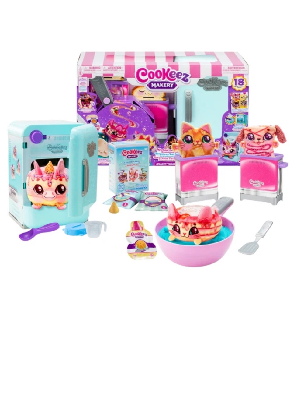 Cookeez Makery World of Cookeez Kitchen Collection Pack - 18 Pieces New